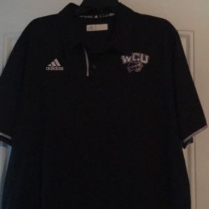 Adidas WCU black polo unisex cut